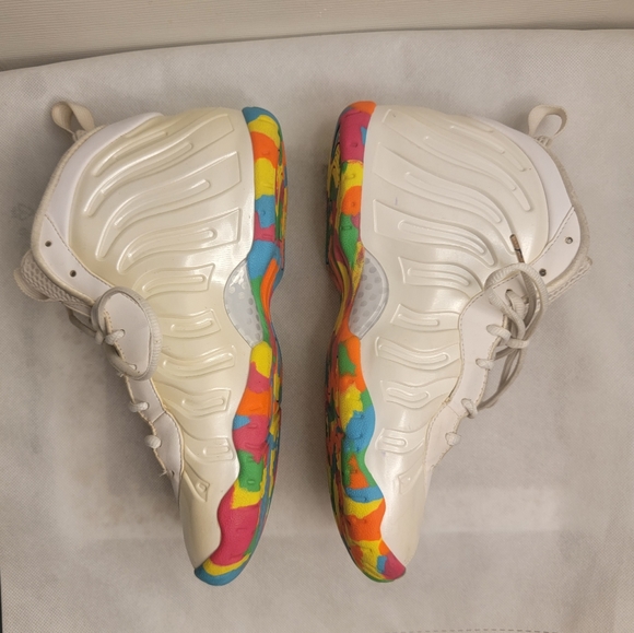 Nike Little Posite One GS 'Fruity Pebbles  Size 7 VNDS - Picture 13 of 16